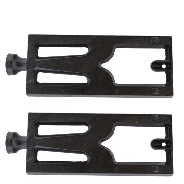 2 PACK CAST IRON BURNER REPLACEMENT FOR DCS DCS27D-BQRS, FG27D-BQRCL, PC-2600, PC-26001, PC-2600L, PC-2600N, PCA-2600L, PCA-2600N AND LYNX GAS GRILL MODELS-1