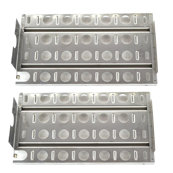 2 PACK REPLACEMENT STAINLESS STEEL BRIQUETTE TRAY HEAT SHIELD FOR LYNX  MODELS
