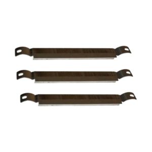 3 PACK CROSS OVER STAINLESS STEEL BURNER REPLACEMENT FOR SELECT GAS GRILL MODELS BY KENMORE, CENTRO, CHARBROIL, MASTER CHEF AND THERMOS