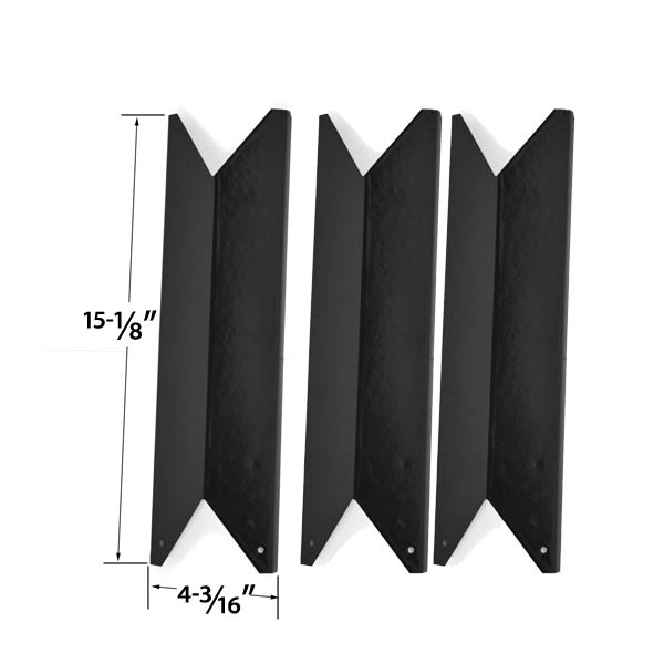 3 PACK REPLACEMENT PORCELAIN HEAT PLATE FOR SELECT GAS GRILL MODELS BY NEXGRILL 720-0341, 720-0649, 720-0549, KENMORE 122.16119, 122.16129, 720-0341, 720-0549 AND UNIFLAME GBC956W1NG-C