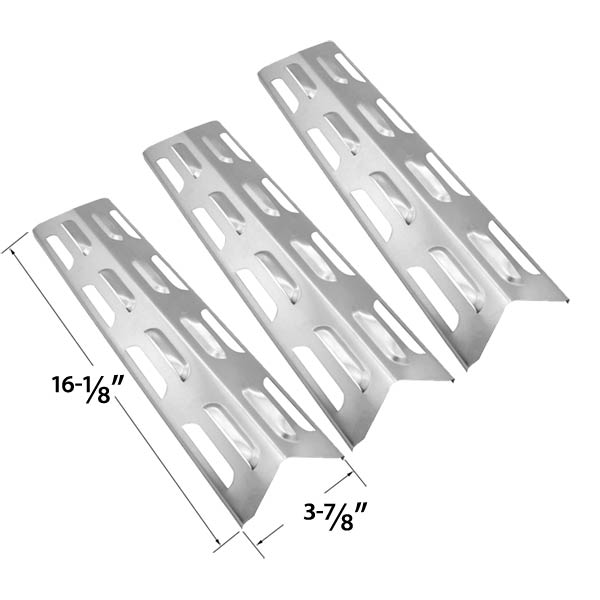 3-PACK-REPLACEMENT-STAINLESS-STEEL-HEAT-PLATE-SHIELD-FOR-KENMORE-MASTER-FORGE-PERFECT-FLAME-2518SL-LPG