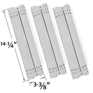 3-PACK-REPLACEMENT-STAINLESS-STEEL-HEAT-SHIELD-FOR-GRILL-MASTER-NEXGRILL-720-0697-720-0737-720-0825