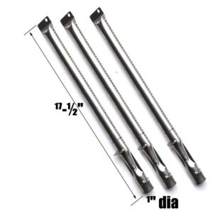 3-PACK-STAINLESS-BURNER-FOR-BRINKMANN-810-3821-S-GRILL-CHEF-GC616-GC716-GC816-GAS-GRILL-MODELS