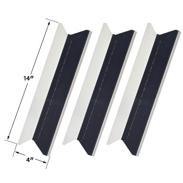 3-PACK-STAINLESS-HEAT-PLATE-FOR-PRESIDENTS-CHOICE-SSS34146TCS-TERA-GEAR-GSF3916-GAS-GRILL-MODELS