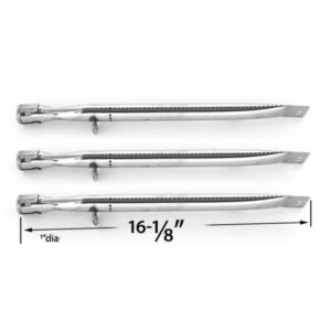 3-PACK-STAINLESS-STEEL-BURNER-REPLACEMENT-FOR-OUTDOOR-GOURMET-SMOKE-HOLLOW-AND-UNIFLAME-GAS-GRILL-MODELS
