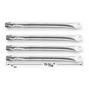 4-PACK-REPLACEMENT-STAINLESS-STEEL-BURNER-FOR-BRINKMANN-MEMBERS-MARK-GRILL-KING-AND-CHARMGLOW-GAS-GRILL-MODELS