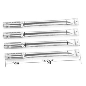 4-PACK-REPLACEMENT-STRAIGHT-STAINLESS-STEEL-PIPE-BURNER-FOR-CHARBROIL-KENMORE-SEARS-K-MART-NEXGRILL-MASTER-FORGE-LOWES-MODEL-GRILLS
