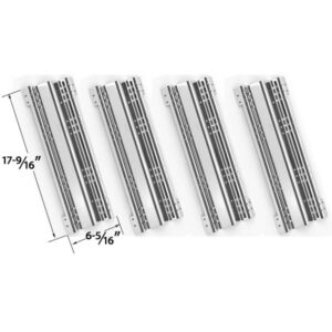 4-PACK-STAINLESS-STEEL-HEAT-PLATE-REPLACEMENT-FOR-BRINKMANN-AND-CHARMGLOW-GAS-GRILL-MODELS