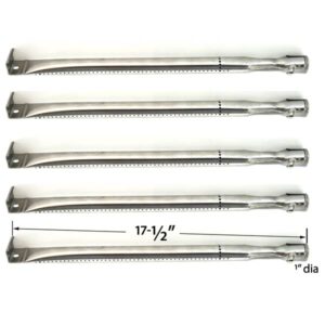 5-PACK-REPLACEMENT-STAINLESS-STEEL-BURNER-FOR-PRESIDENTS-CHOICE-10011012-GSS3220JS-GSS3220JSN-PC25762-PC25774-GAS-GRILL-MODELS