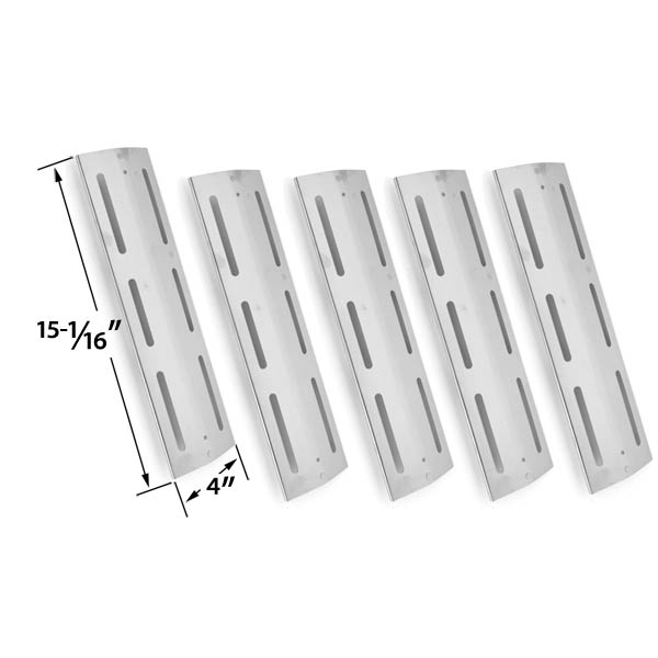 5-PACK-REPLACEMENT-STAINLESS-STEEL-HEAT-SHIELD-FOR-KMART-640-117694-117-BRINKMANN-4-BURNER-8401-810-8410-F