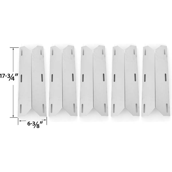 5-PACK-REPLACEMENT-STAINLESS-STEEL-HEAT-SHIELD-FOR-NEXGRILL-GLEN-CANYON-JENN-AIR-720-0141-LP-720-0142