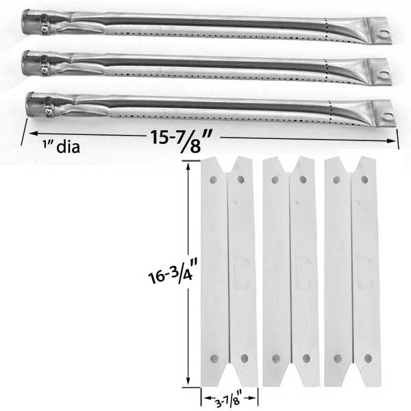 CHARMGLOW-810-7600-S-GAS-BARBECUE-GRILL-REPLACEMENT-KIT-3-STAINLESS-STEEL-BURNERS-AND-3-STAINLESS-HEAT-PLATES-1