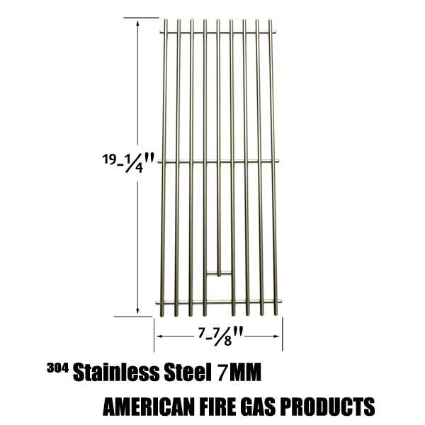 REPLACEMENT STAINLESS STEEL COOKING GRATES FOR NEXGRILL 720-0584A, 720-0008-T, 720-033 AND PERFECT FLAME 720-0335, 730-0335 GAS GRILL MODELS