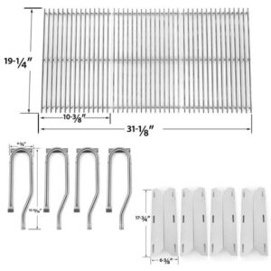 JENN-AIR-720-0337-7200337-720 0337-REPAIR-KIT-FOR-BBQ-GAS-GRILL-INCLUDES-4-STAINLESS-BURNERS-4-STAINLESS-HEAT-PLATES-AND-STAINLESS-STEEL-GRATES-1