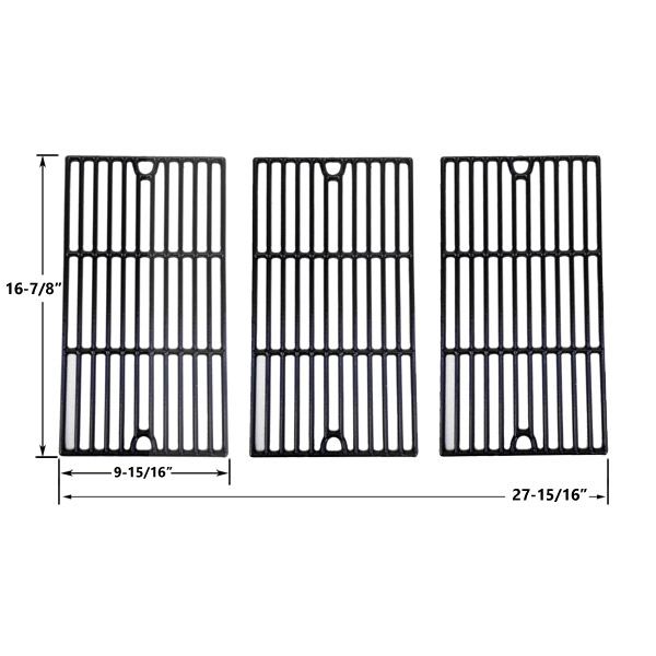 PORCELAIN-CAST-IRON-REPLACEMENT-COOKING-GRIDS-FOR-MASTER-CHEF-85-3100-2-85-3101-0-G43205-T480 AND-KENMORE-463420507-461442513-GAS-GRILL-MODELS-SET-OF-3-1