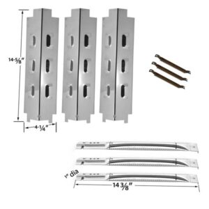 REPAIR-KIT-FOR-CHARBROIL-463320109-3-BURNER-BBQ-GAS-GRILL-INCLUDES-3-STAINLESS-STEEL-BURNER-3-STAINLESS-HEAT-SHIELDS-AND-3-CROSSOVER-TUBES-1