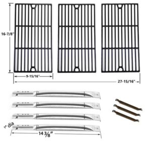 REPAIR-KIT-FOR-CHARBROIL-463420507-463420509-BBQ-GAS-GRILL-INCLUDES-4-STAINLESS-STEEL-BURNER-3-CROSSOVER-TUBES-AND-PORCELAIN-GRIDS-1
