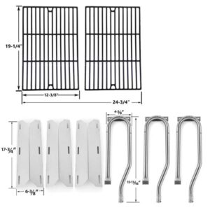 REPAIR-KIT-FOR-JENN-AIR-720-0336-7200336-720-0336-BBQ-GAS-GRILL-INCLUDES-3-STAINLESS-BURNER-3-STAINLESS-HEAT-PLATES-AND-PORCELAIN-CAST-COOKING-GRATES-1