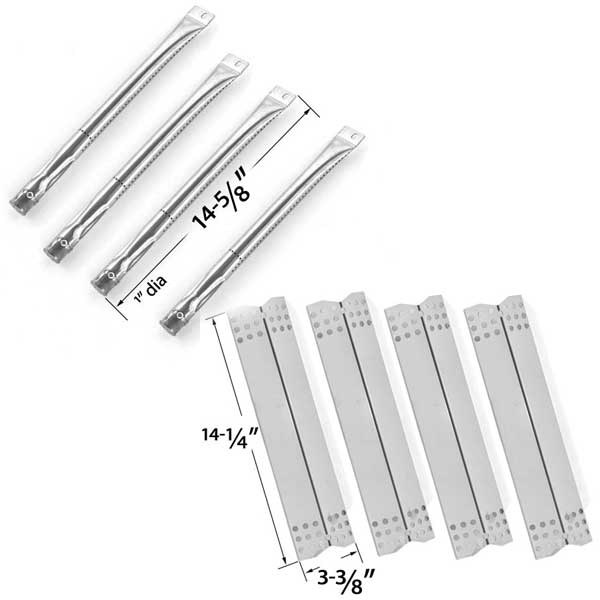 REPAIR-KIT-FOR-SUNBEAM-720-0697-NEXGRILL-720-0697-GRILL-MASTER-720-0697-BBQ-GRILL-INCLUDES-4-STAINLESS-HEAT-PLATES-AND-4-STAINLESS-STEEL-BURNERS-1