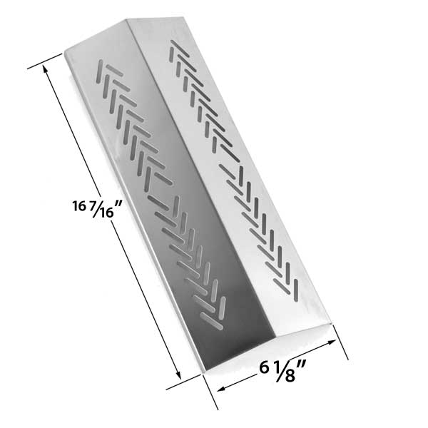 REPLACEMENT-STAINLESS-STEEL-HEAT-PLATE-FOR-BROIL-MATE-726454-726464-736454-736464-GRILLPRO-226454-226464-236454-236464-2009-STERLING-GAS-GRILL-MODELS