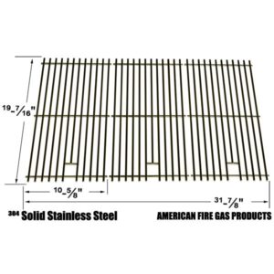 STAINLESS STEEL COOKING GRID REPLACEMENT FOR CHARBROIL 463268207, 463268806 AND PRESIDENTS CHOICE GSS3220JS, GSS3220JSN, PC25762, PC25774 GAS GRILL MODELS, SET OF 3
