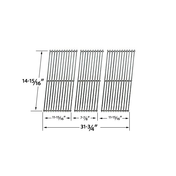 STAINLESS-STEEL-COOKING-GRID-REPLACEMENT-FOR-KENMORE-463366506-THERMOS-461410708-461410907-461411107