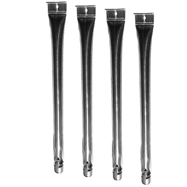 4 PACK REPLACEMENT STAINLESS STEEL GRILL BURNER FOR KENMORE 146.2367431, 146.2367531, FSODBG1200, FSODBG1202, FSODBG1204 GAS GRILL MODELS