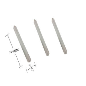 Replacement Stainless Steel 3 Pack Heat Shield For Kenmore 415.4636928, 463645004 Gas Grill Models