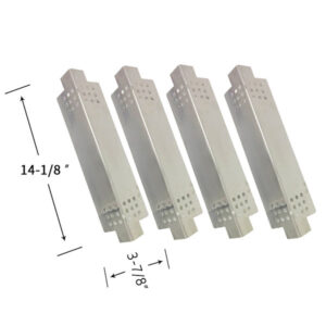 Replacement Stainless Steel 4 Pack Heat Shield For Charbroil 463621612, 463621811 Gas Grill Models