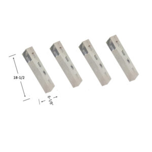 Replacement 4 Pack Stainless Steel Heat Shield For Master Chef S280LP, 280, G20718 Gas Grill Models