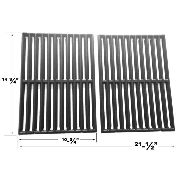 Replacement 2 Pack Cast Iron Cooking Grate For Broil King 934654, 934657, 934664, 94244, 94247 Gas Grill Models