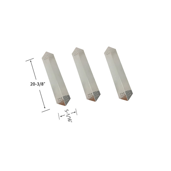 Replacement Stainless Steel 3 Pack Heat Shield For Charbroil 415.9011011, 463611011, 463611012, 463611211, 463611212 Gas Grill Models