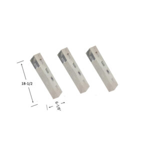 Replacement Stainless Steel 3 Pack Heat Shield For Kenmore 16120, 415.16120801, 415.1612801 Gas Grill Models