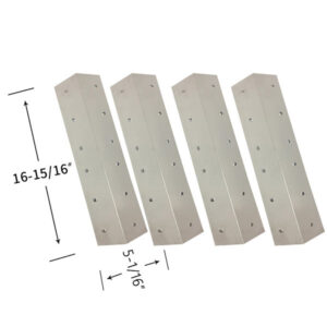 Replacement Stainless Steel 4 Pack Heat Shield For Coleman 9947A726 Gas Grill Model