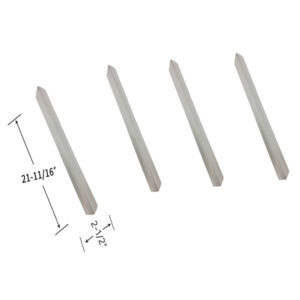 Replacement 4 Pack Stainless Steel Heat Shield For Thermos 4616107, 461631603, 461642004, 461644004 Gas Grill Models