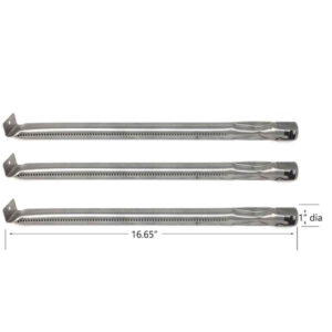 REPLACEMENT STAINLESS BURNER FOR BLACKSTONE 36" PRO SERIES, BLACKSTONE 36" GRIDDLE (3-PK) GAS MODELS, AFTERMARKET