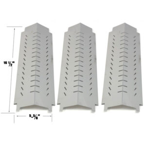 GRILL REPLACEMENT 3 PACK STAINLESS STEEL HEAT PLATE FOR CENTRO G60105, 85-1095-6, CHAR-BROIL 463260307 GAS GRILL MODELS