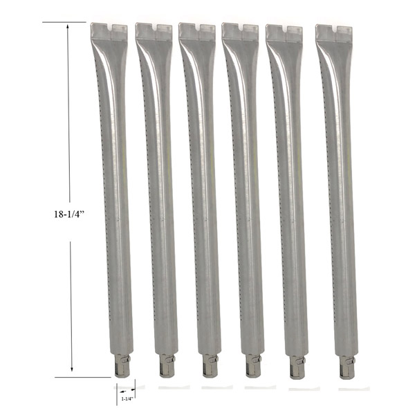 GRILL REPLACEMENT 6 PACK STAINLESS STEEL BURNER FOR GRILLPRO 269784, 268527, 266964 GAS GRILL MODELS