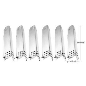 GRILL REPAIR STAINLESS STEEL 6 PACK HEAT PLATE/SHIELD FOR HOME DEPOT 720-0830H, 720-0864, 720-0888, COSTCO 720-0830MB GAS MODELS