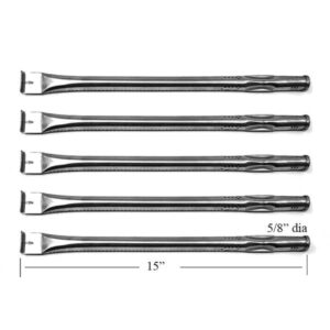 GRILL REPAIR STAINLESS STEEL 5 PACK BURNER FOR HOME DEPOT 720-0896C, 720-0896E, NEXGRILL 730-0896B, 730-0896E GAS MODELS