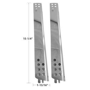 GRILL REPAIR STAINLESS STEEL 2 PACK HEAT PLATE FOR CHAR-BROIL 463376017, 463642316, 463675016, 466242515, LOWES 463642316 GAS MODELS