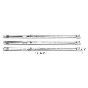 GRILL REPAIR STAINLESS STEEL 3 PACK BURNER FOR CHAR-BROIL 463332719, 4633335517, 463335517, 463335519 GAS MODELS
