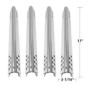 GRILL REPAIR STAINLESS STEEL 4 PACK HEAT PLATE FOR CHAR-BROIL 463342119, 463347017, 463347418, 463347519 GAS MODELS
