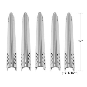 GRILL REPAIR STAINLESS STEEL 5 PACK HEAT PLATE FOR CHAR-BROIL 463342119, 463347017, 463347418, 463347519 GAS MODELS