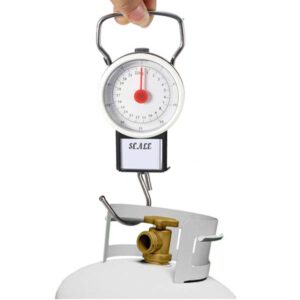 REPAIR BBQ GRILL HANDHELD TANK/TRAVEL SCALE WITH EASY LIFT INDICATOR.
