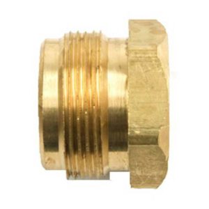 GRILL REPAIR CYLINDER THREAD ADAPTER 1"-20 M THROWAWAY CYLINDER ADAPTER X 1/4IN. 1/4-INCH FEMALE PIPE THREAD