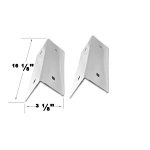 GRILL REPAIR STAINLESS STEEL 2 PACK HEAT PLATE FOR NAPOLEON R525SB, R525NK, R425SIBNBE, R425SB, R525PK-1, RXT525, RXT425SIBNSS-1 GAS GRILL MODELS