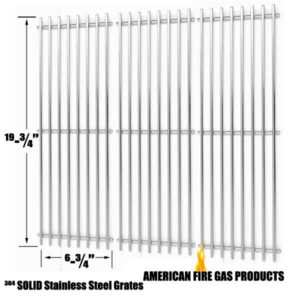 REPAIR PARTS FOR CHAR-GRILLER 5050, 5252, 2828, 4000, 3001, 3030 GAS GRILL MODELS, SET OF 3 STAINLESS STEEL COOKING GRIDS