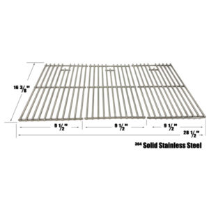 REPAIR PARTS FOR BACKYARD CLASSIC GBC1449W, GBC1449W-C, GBC1440WRSB, GBC1440WRSB-C GAS GRILL MODELS, STAINLESS STEEL COOKING GRATES, SET OF 3
