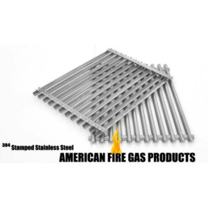 REPAIR PARTS FOR CHAR-BROIL GG990 GAS GRILL MODELS, SET OF 2 STAINLESS STEEL COOKING GRIDS